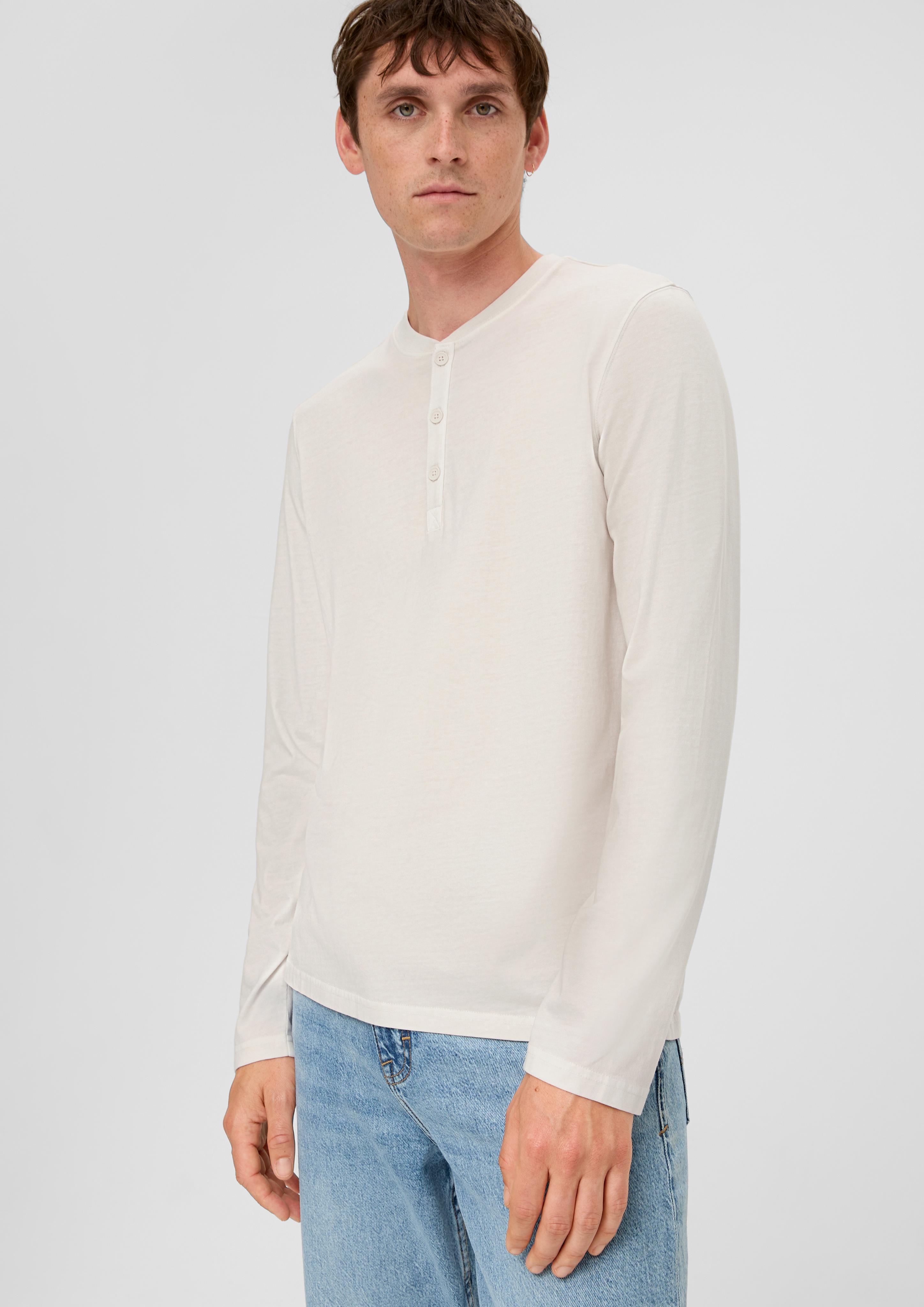 Longsleeve mit Henleyausschnitt  2135401-0332