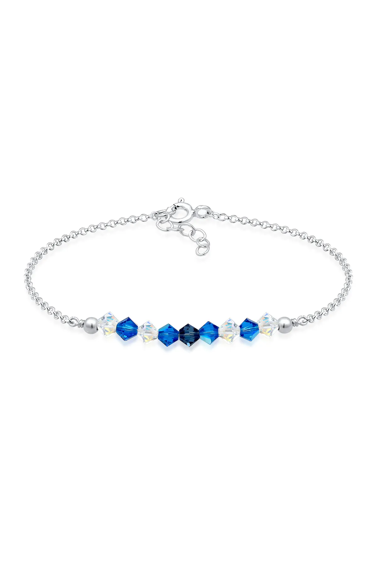 ELLI  Armband Kinder Beads Kristalle 925er Silber