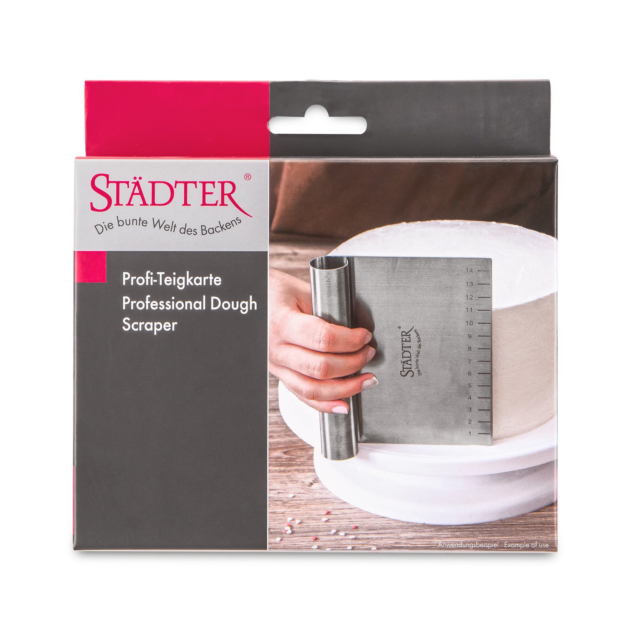 STÄDTER Backform Städter, Profi-Teigkarte Edelstahl, (1-tlg)