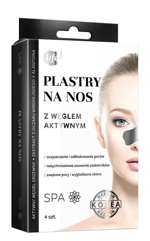 „Life Plasters“ giliai valomosios nosies juostelės su aktyvuota anglimi