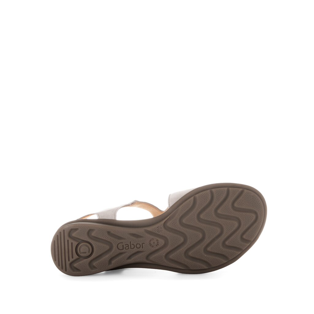 Gabor comfort Riemchensandale grau
