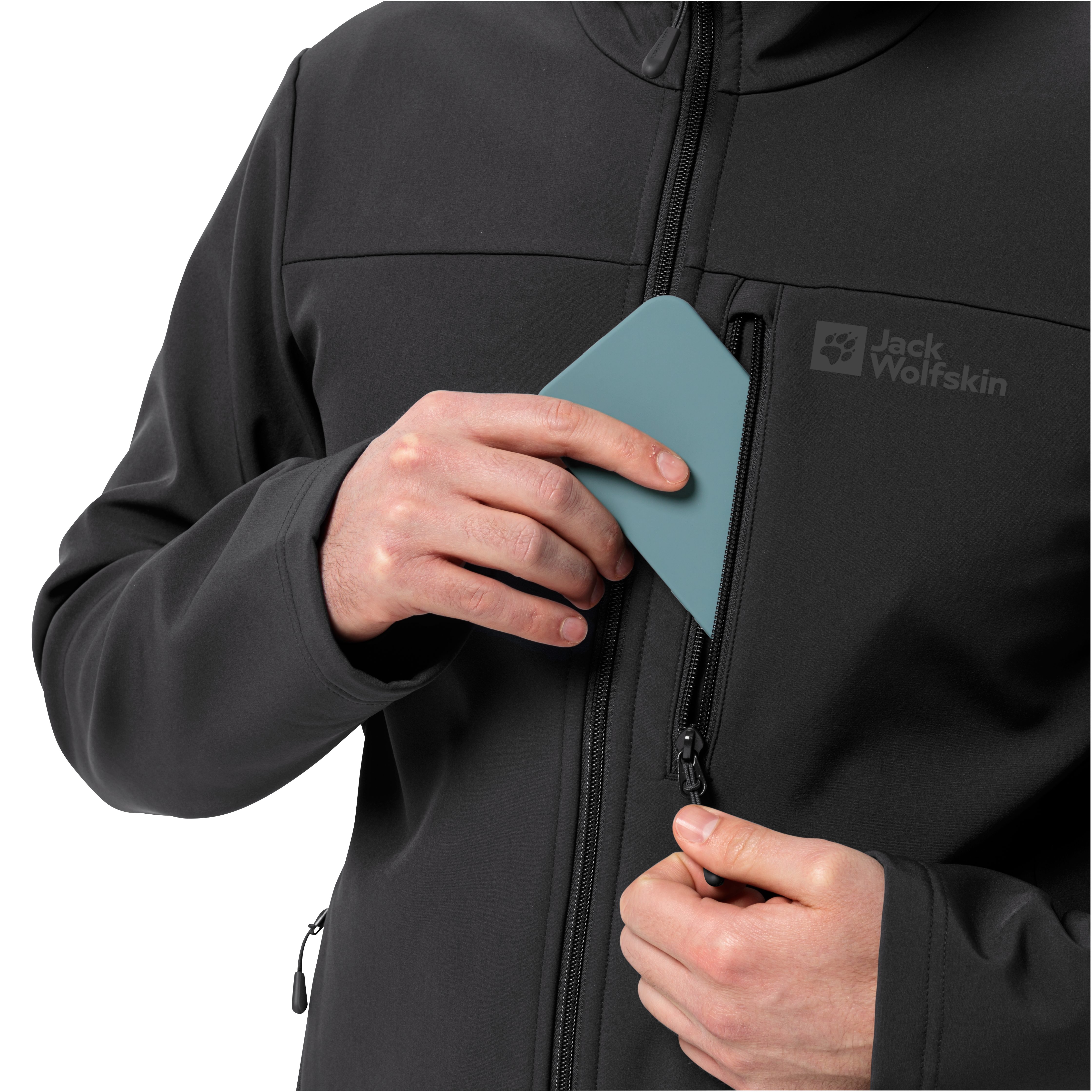 Jack Wolfskin Softshelljacke WHIRLWIND MEN für die Übergangszeit oder kühle Abende