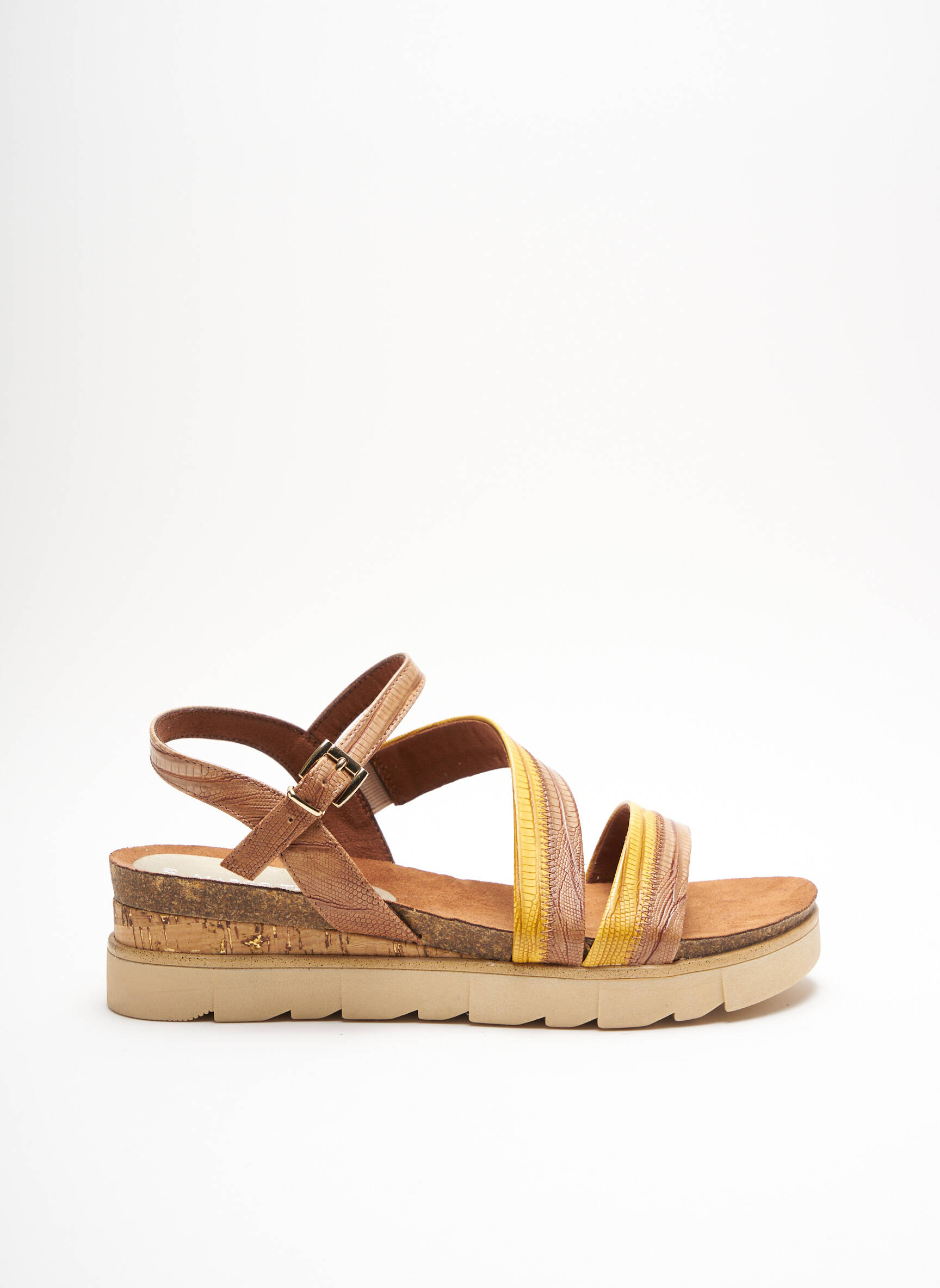 Marco Tozzi Sandales Nu Pieds Femme couleur jaune