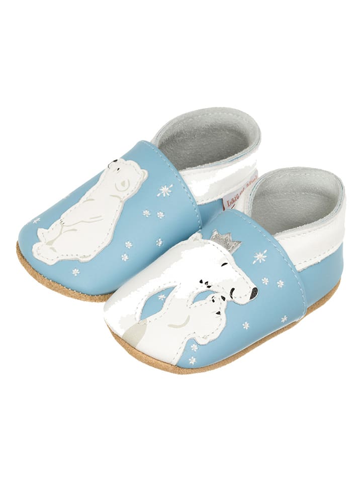 Lait et Miel Leder-Krabbelschuhe 