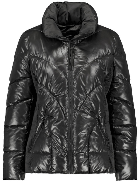 Steppjacke mit Glanz-Finish