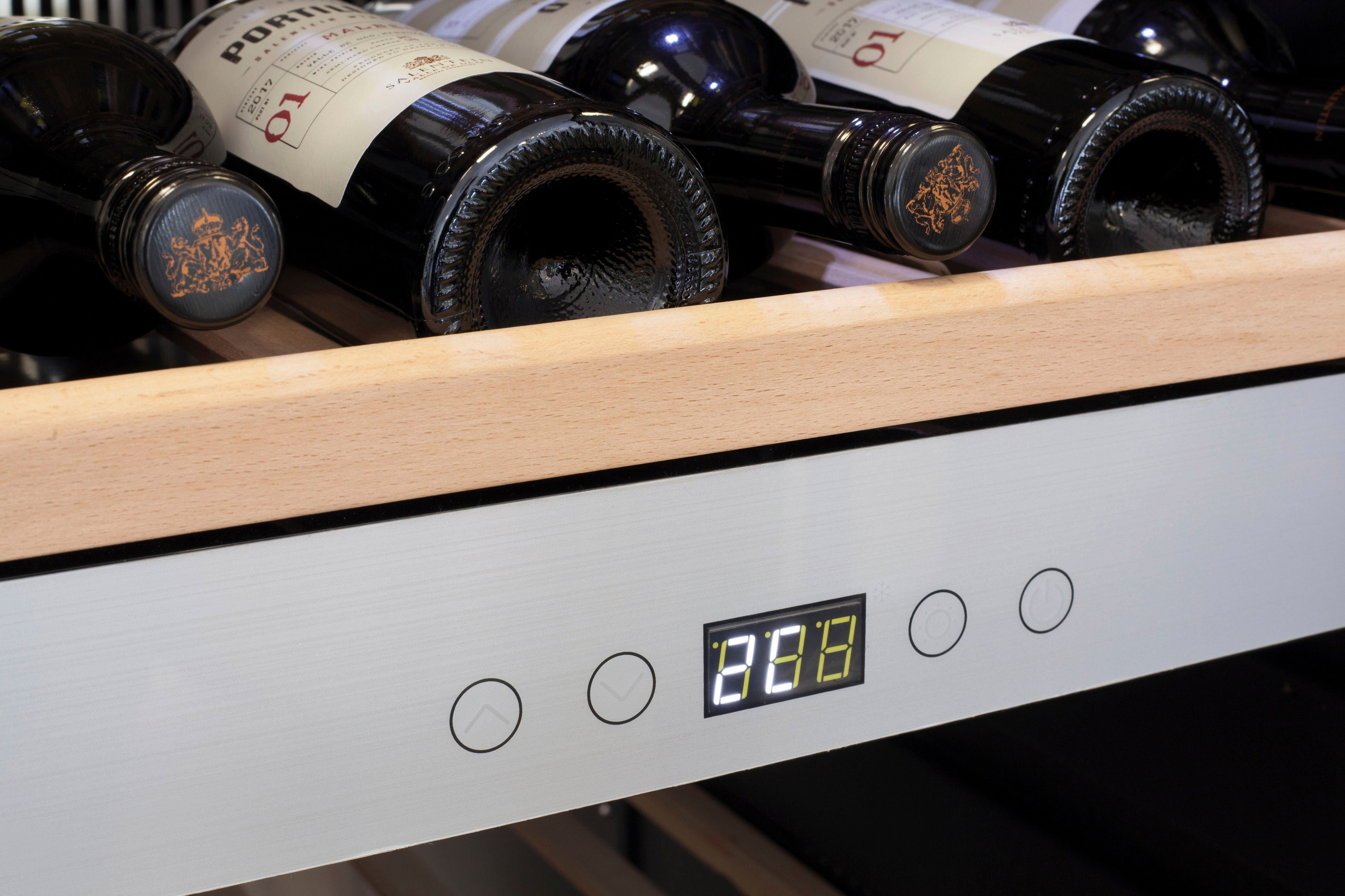 Caso Weinkühlschrank Caso WineComfort 126, für 126 Standardflaschen á 0,75l