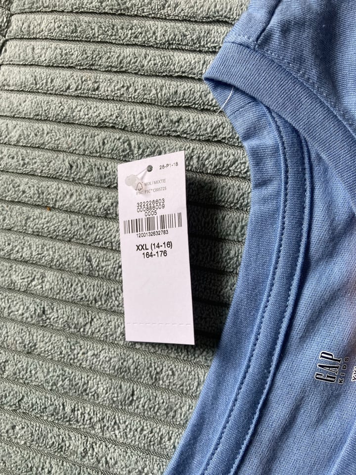 GAP Shirt in Hellblau günstig kaufen 164/170