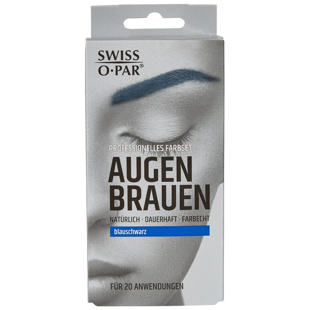 Swiss O-Par Augenbrauenfarbe Set blauschwarz