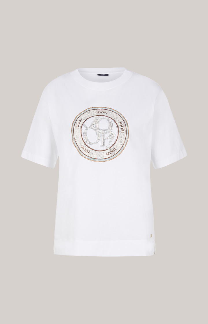 Baumwoll-T-Shirt in Weiß