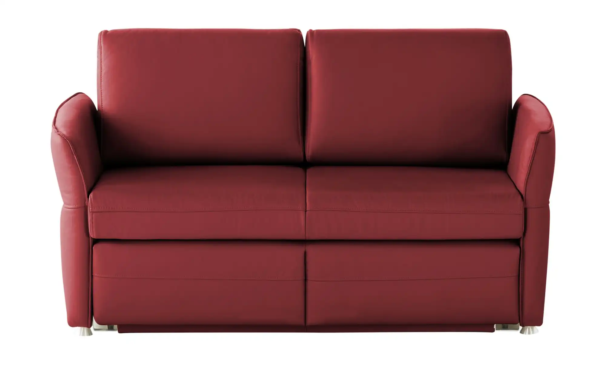 Schlafsofa mit Sitz- und Rückenbezug aus Echtleder