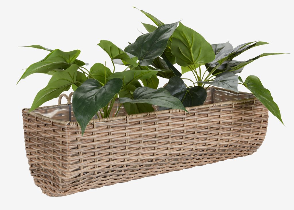 STEINTROST Jardinière de balcon L18 x l50 x H16 naturel