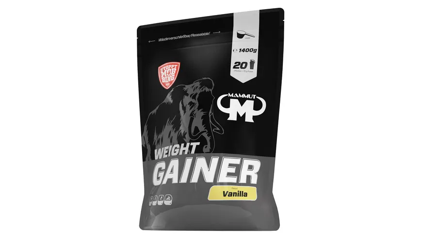 MAMMUT Weight Gainer Crash Zipp-Beutel 1400 g