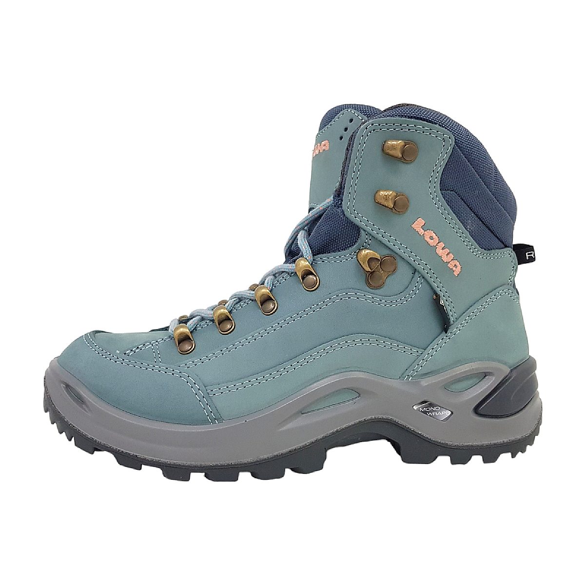 Lowa Renegade GTX Mid 320945/6122 Blau 6122 Eisblau/Lachs
