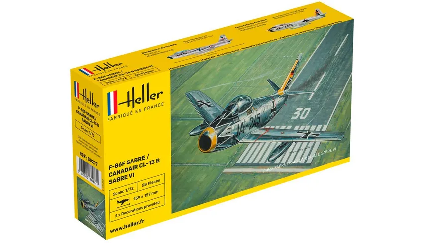 Heller 80277 F-86F SABRE / CANADAIR CL-13 B SABRE VI