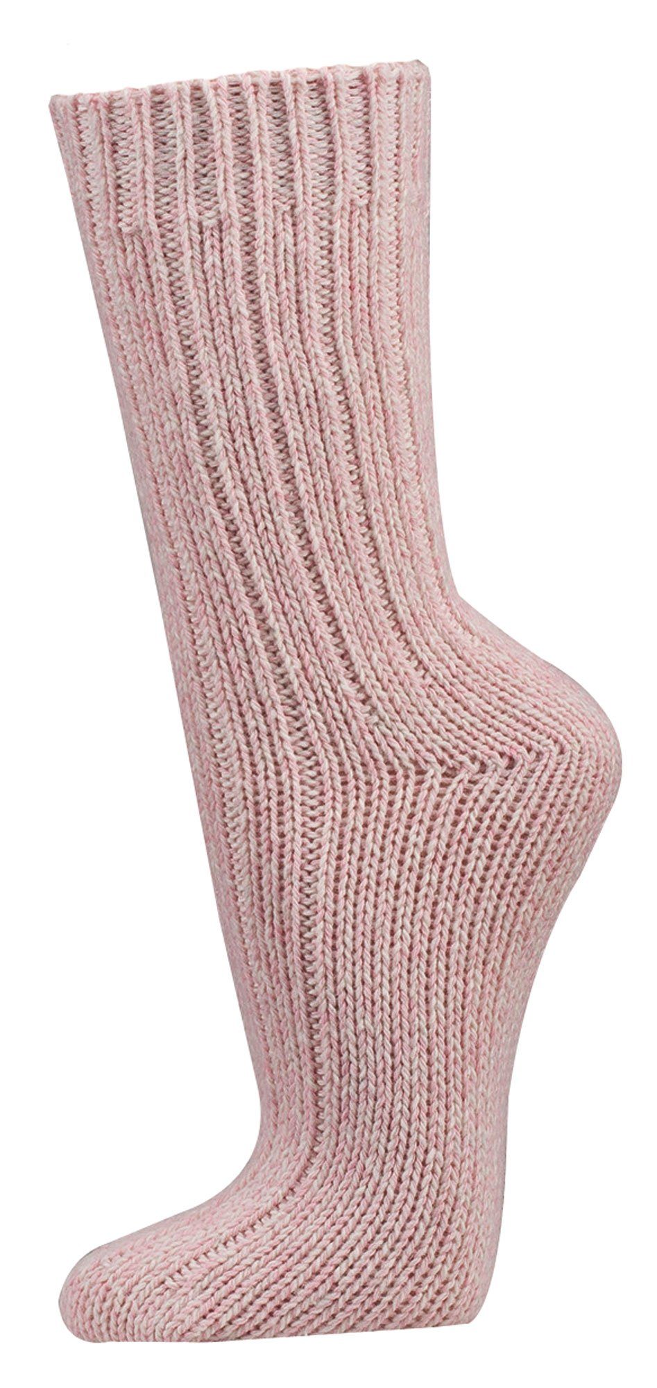 Socks 4 Fun Norwegersocken mit Schafwolle in schönen Farben Wollsocken Damen Herren Norweger (3 Paar)