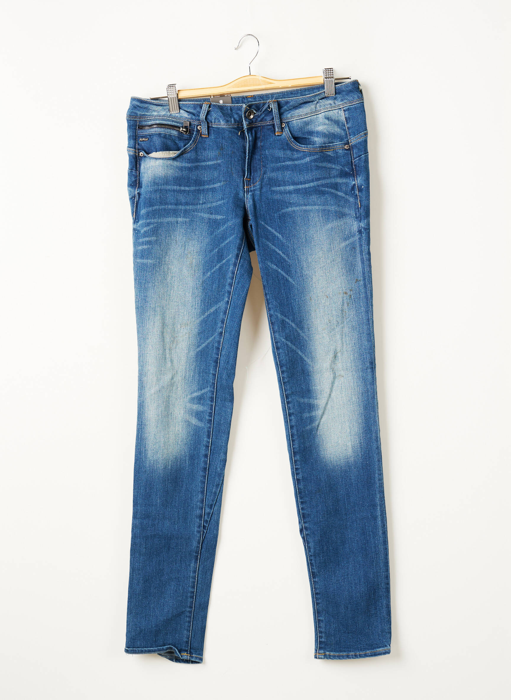 G Star Jeans Coupe Slim Femme couleur bleu