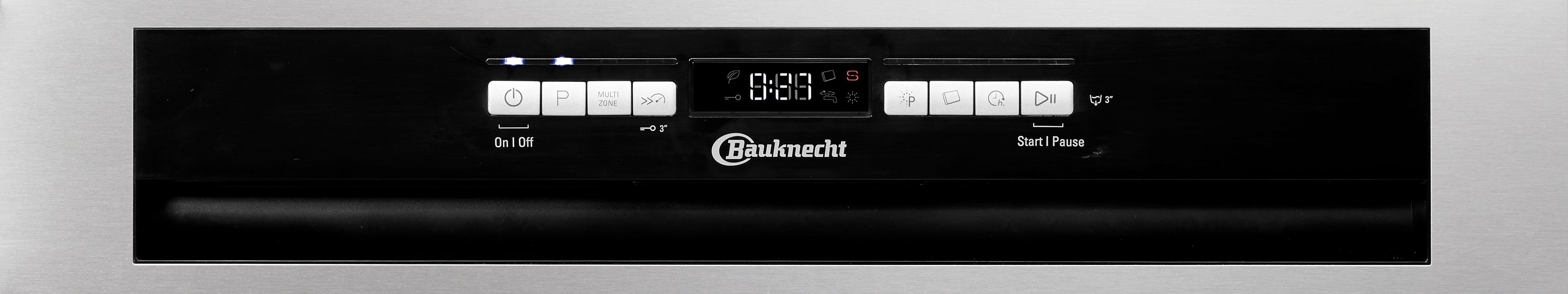 BAUKNECHT teilintegrierbarer Geschirrspüler, OBBC Ecosilent 7540, 14 Maßgedecke, 4 Jahre Herstellergarantie inkl.