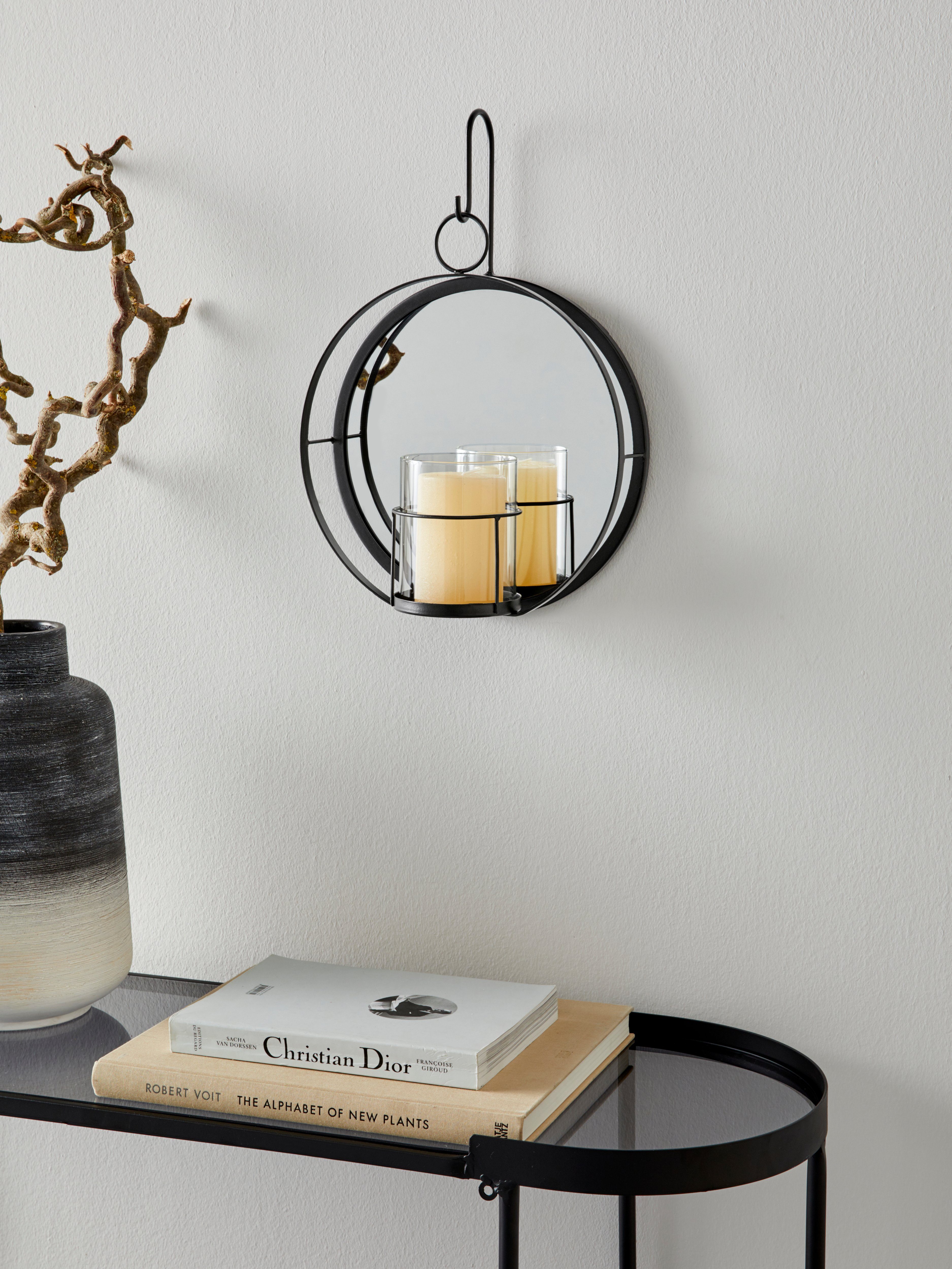 Guido Maria Kretschmer Home&Living Wandkerzenhalter, aus Metall, schwarz