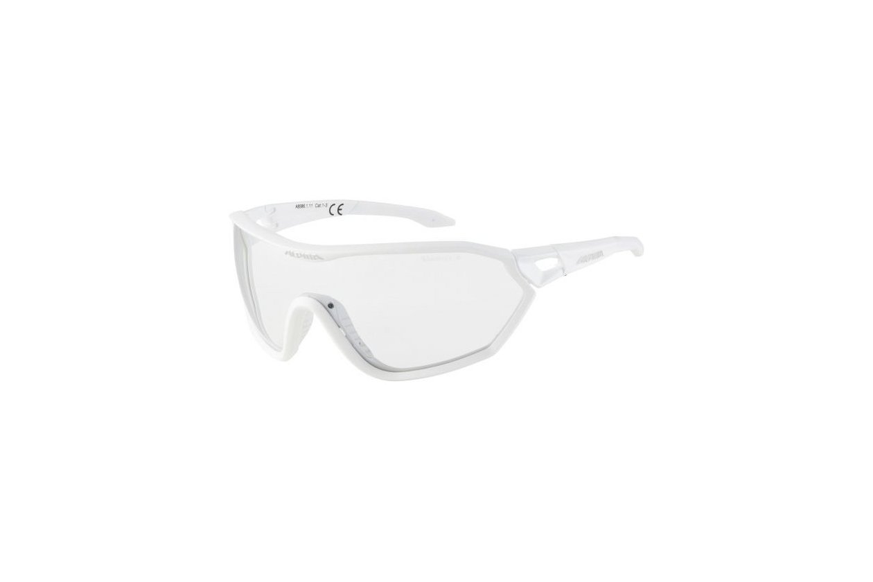 Alpina S-Way V white matt / black mirror