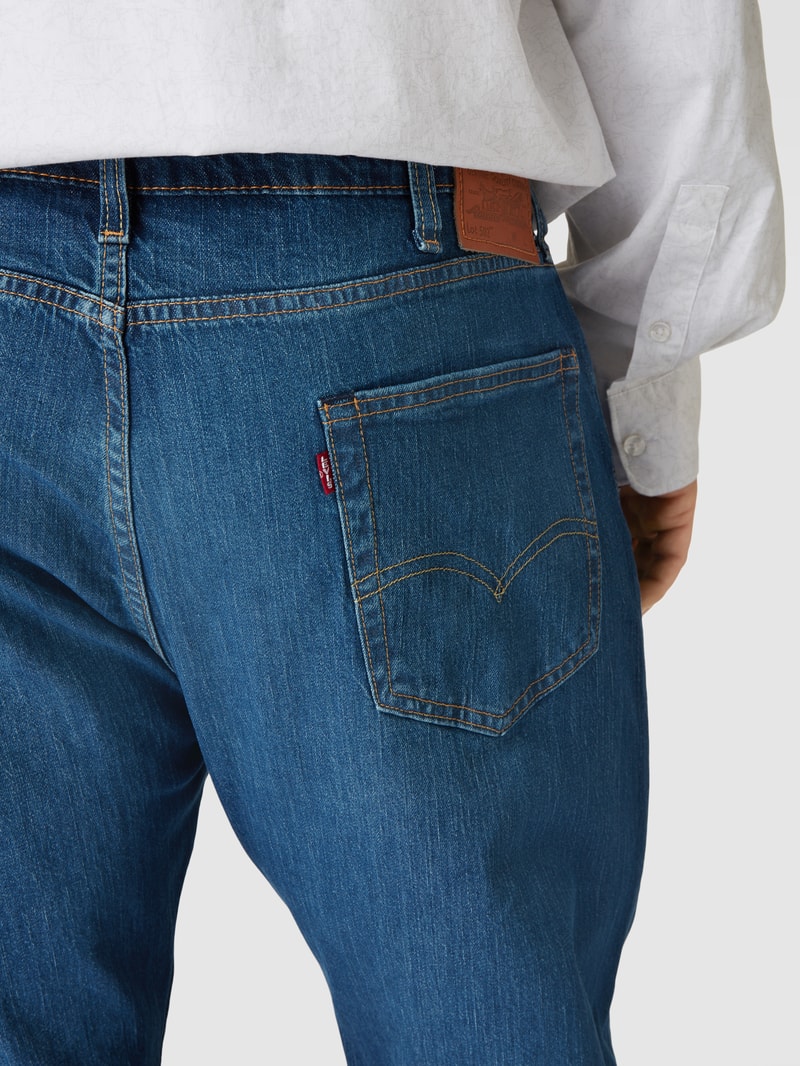 PLUS SIZE Jeans mit Label-Patch in jeans