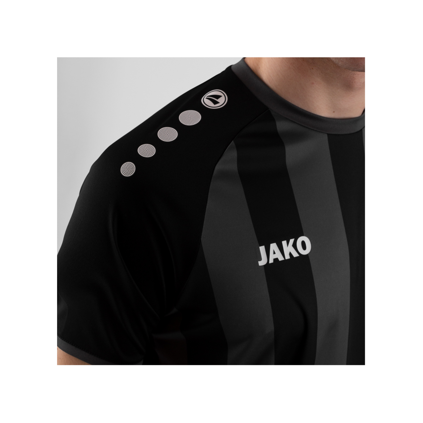 JAKO Inter Trikot Schwarz Grau F801