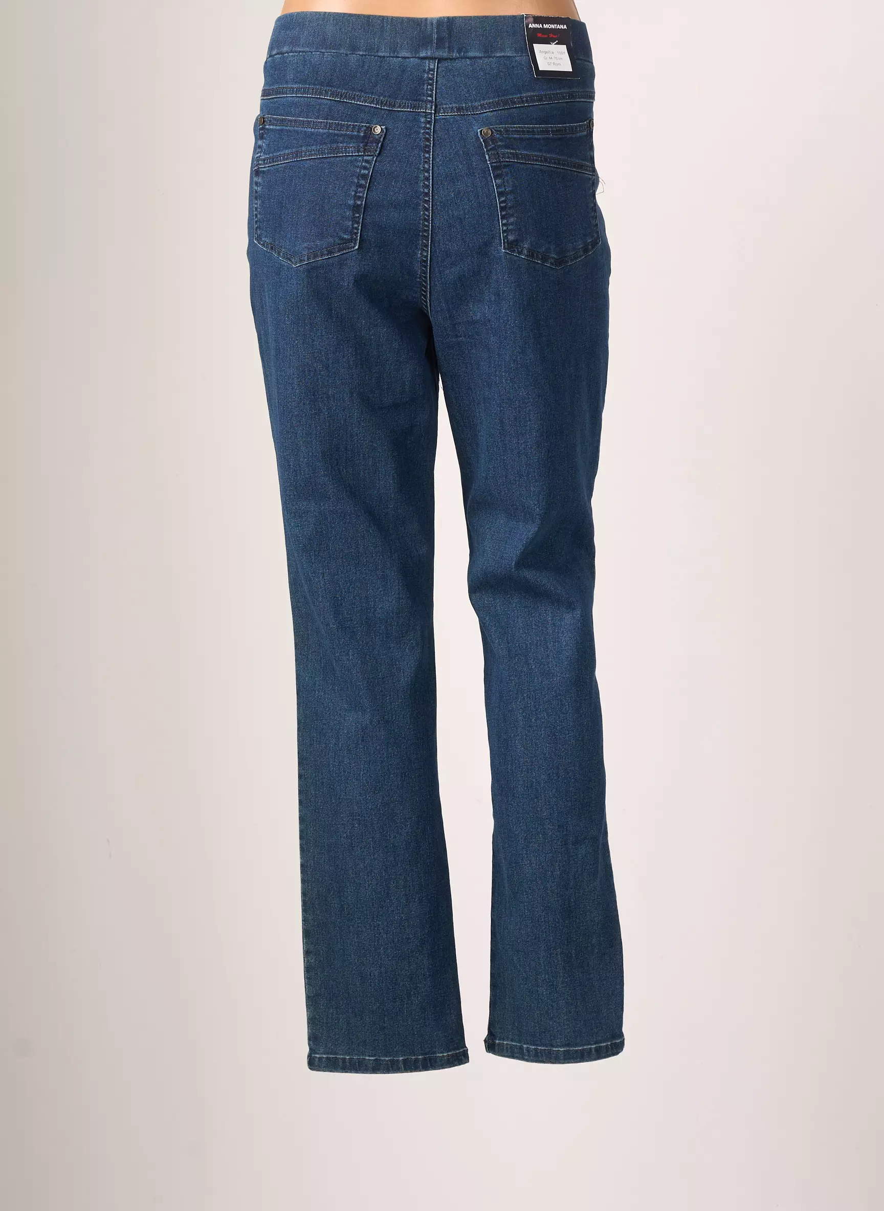 Anna Montana Jeans Coupe Slim Femme couleur bleu