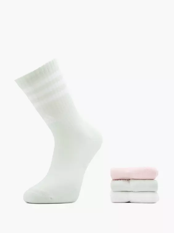 adidas 3 Streifen 3er Pack Crew Socken