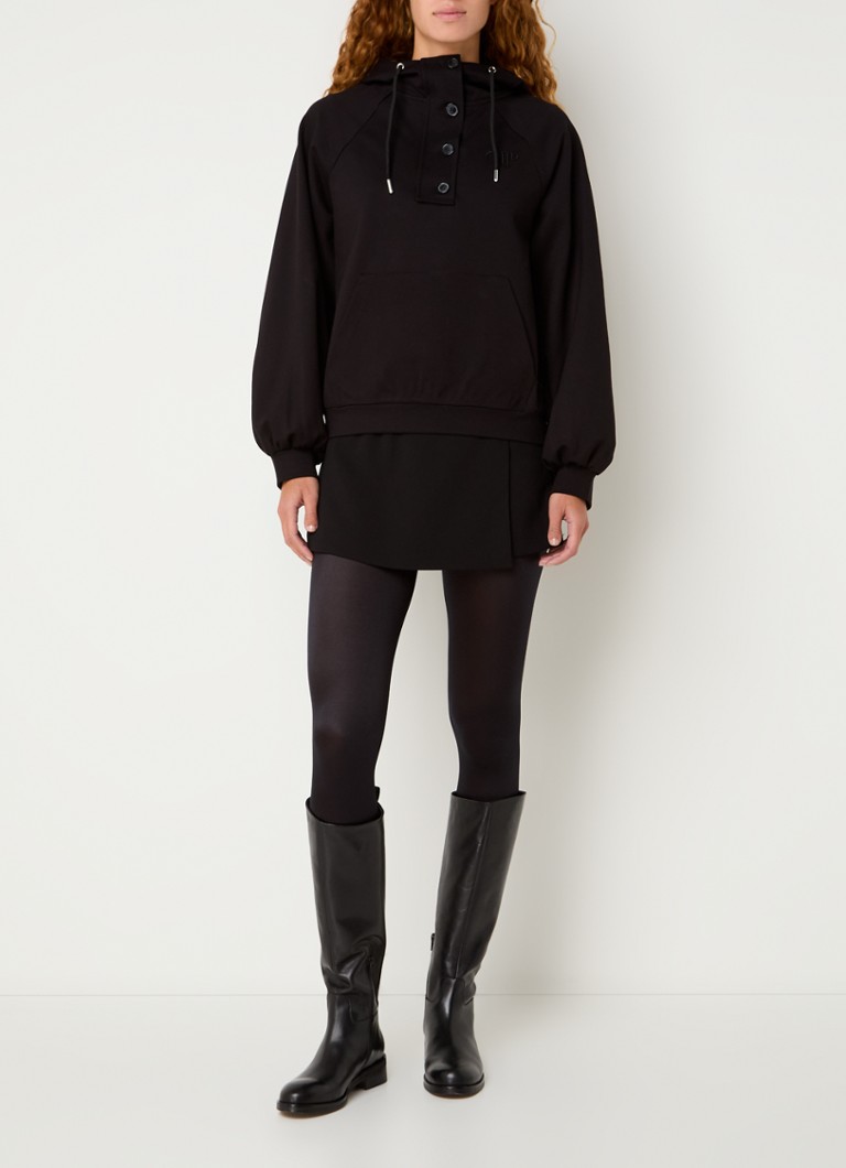 Felpa con cappuccio Claudie Pierlot con logo ricamato