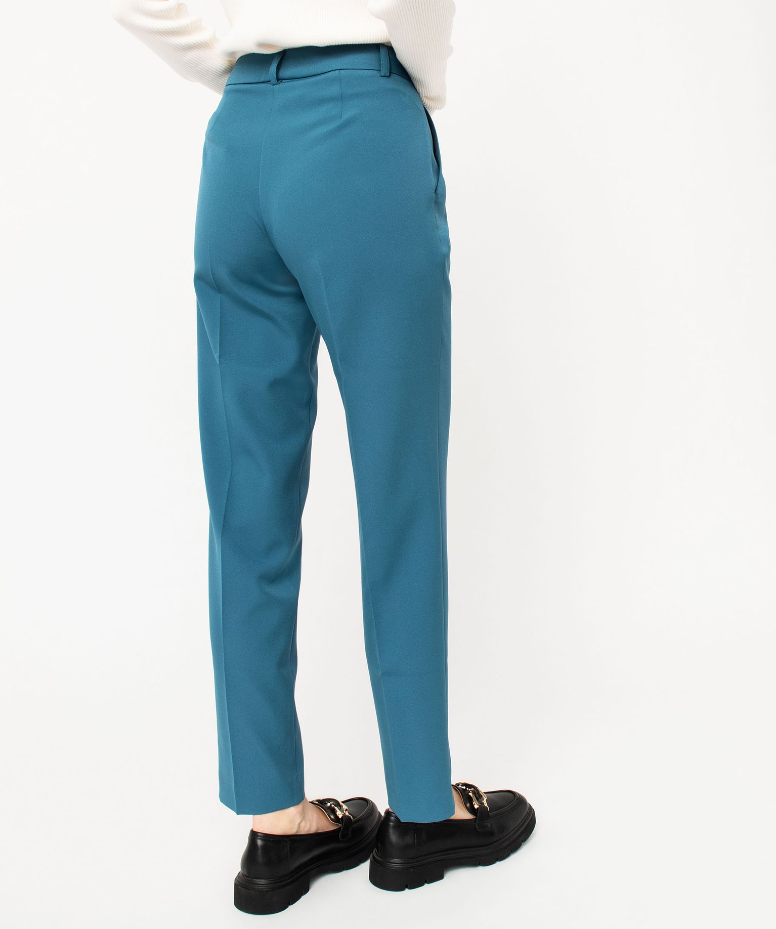 Pantalon de tailleur femme bleu | GEMO
