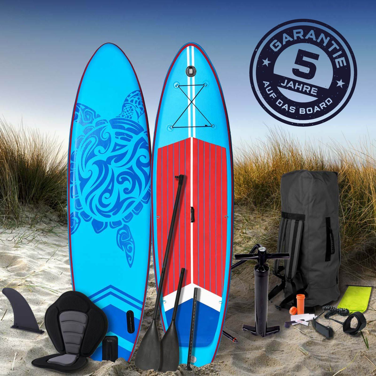 BRAST SUP-Board BRAST SUP Board SUPER Set Aufblasbares Stand up Paddle