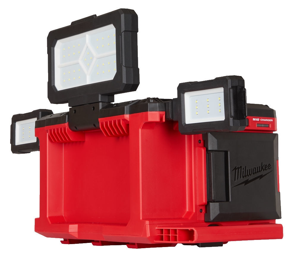 Milwaukee 4933478120 M18 POALC PackOut -aluevalaisin/laturi 18 V ilman akkuja ja laturia