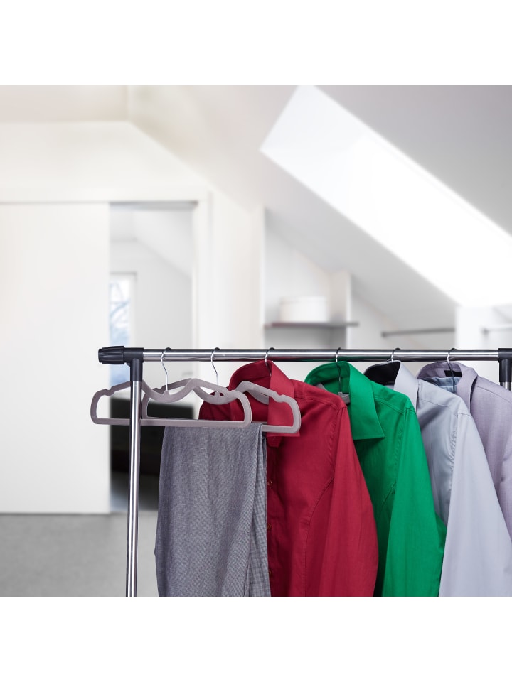 relaxdays 50 x Kleiderbügel in Grau günstig kaufen onesize