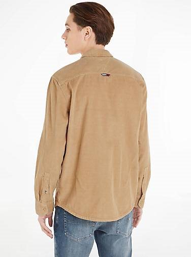 TOMMY-JEANS Herren Cordhemd