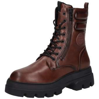 Tom Tailor Schnür Boots in braun