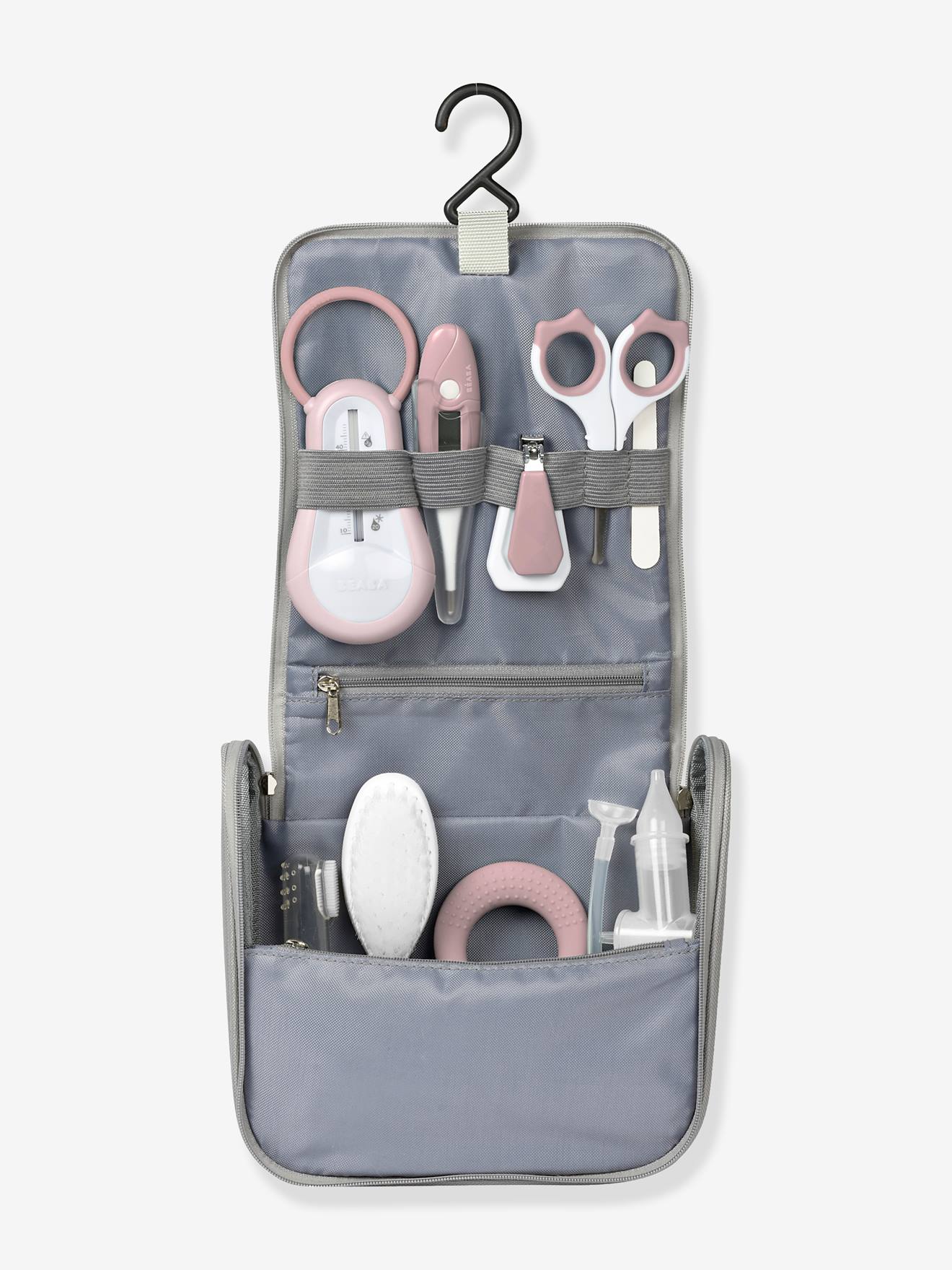 Trousse de toilette nomade 9 accessoires BEABA green blue