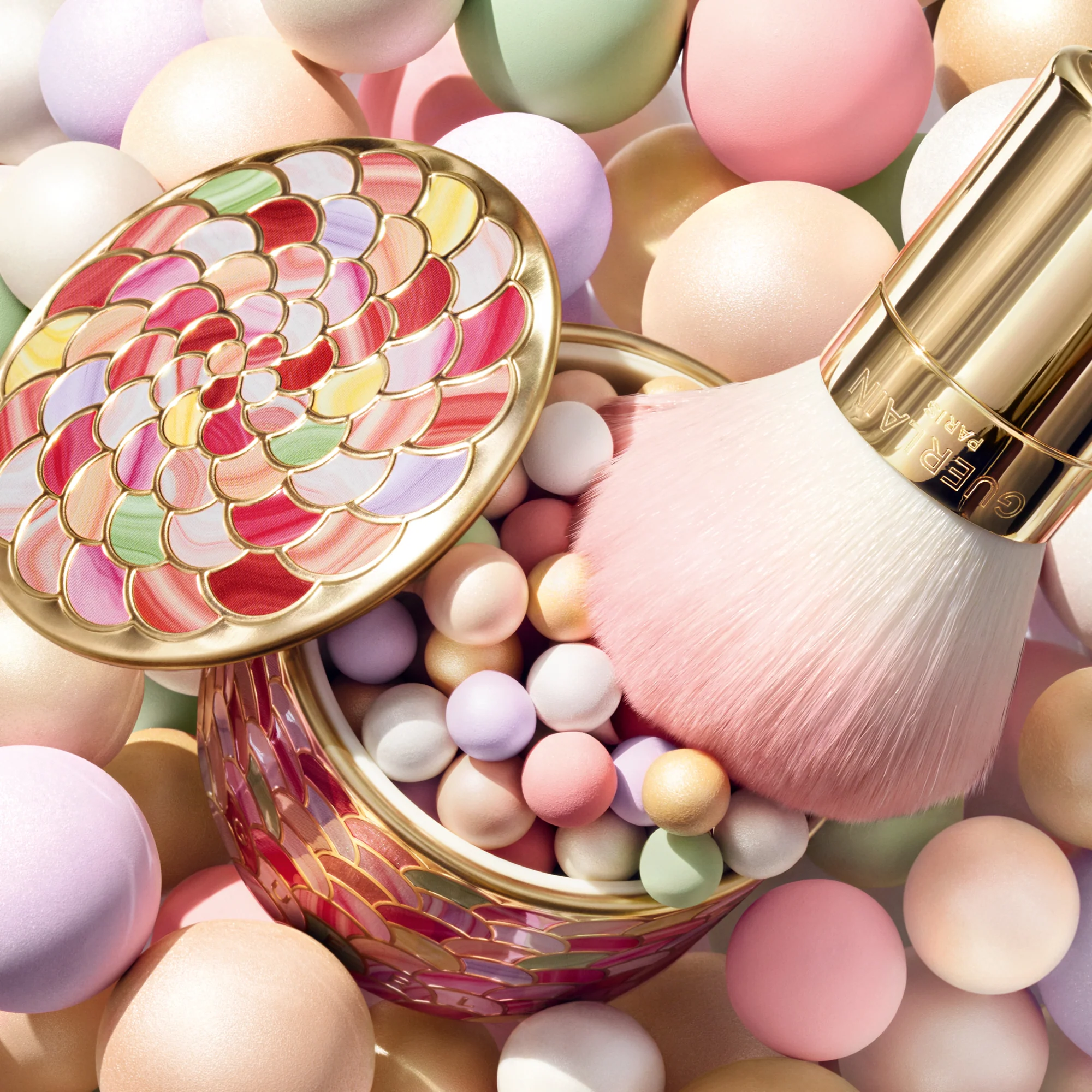 Метеоритски пудер за лице у облику перли за блиставост - пудер у праху, хајлајтери и хајлајтери