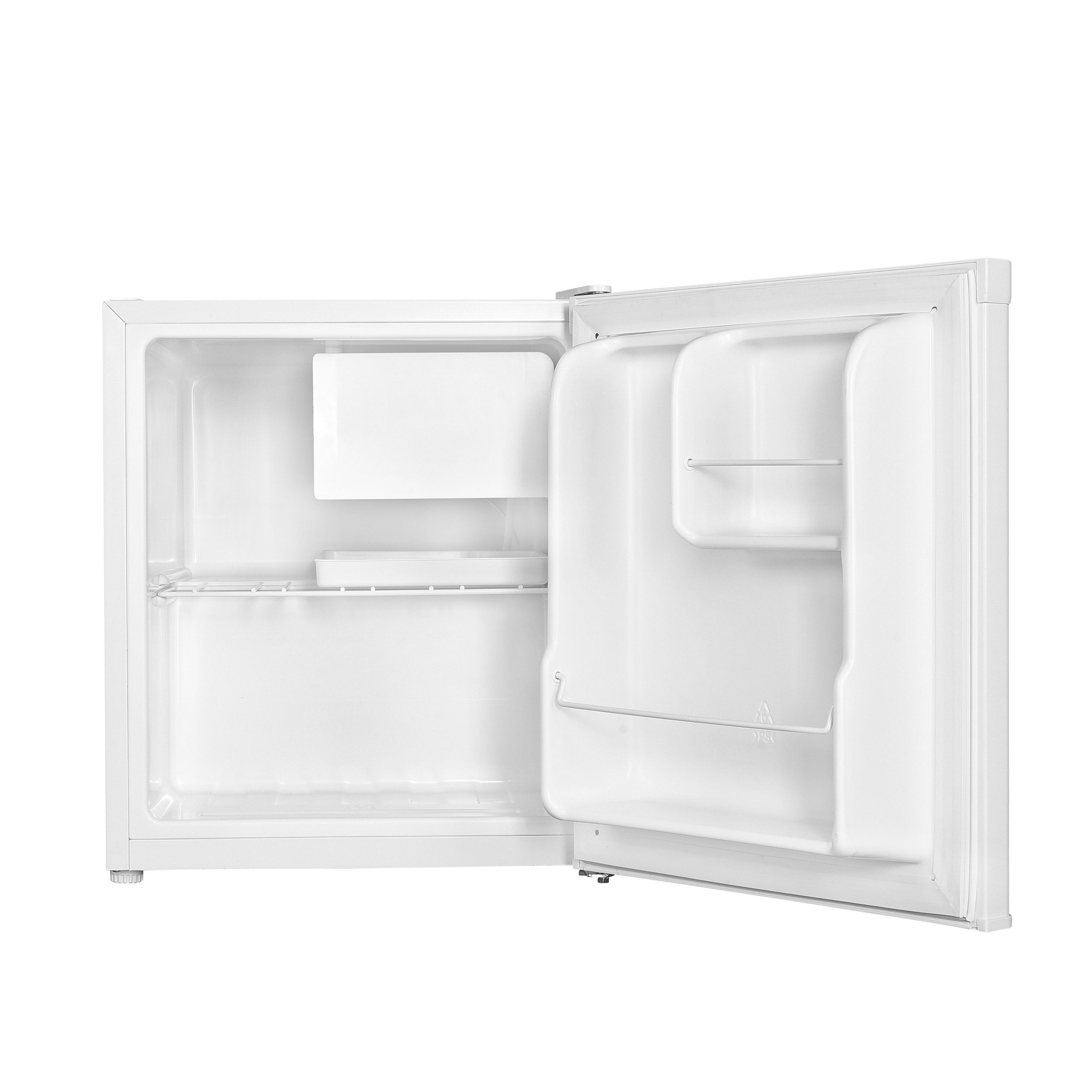 homeX Table Top Kühlschrank CM1012-W, 51 cm hoch, 44 cm breit, Mini-Kühlschrank, Minibar, 41 L Nutzinhalt, Cool-Zone, klein