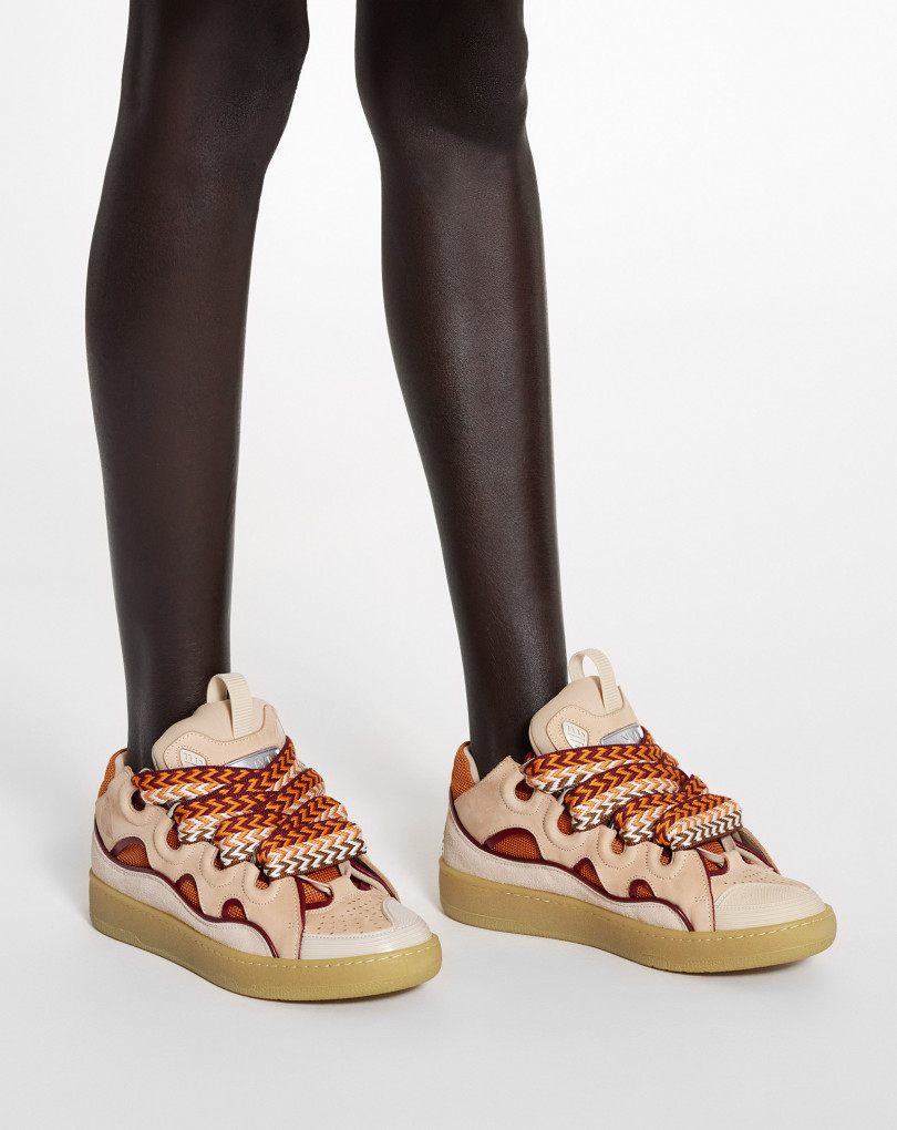SNEAKERS CURB EN CUIR