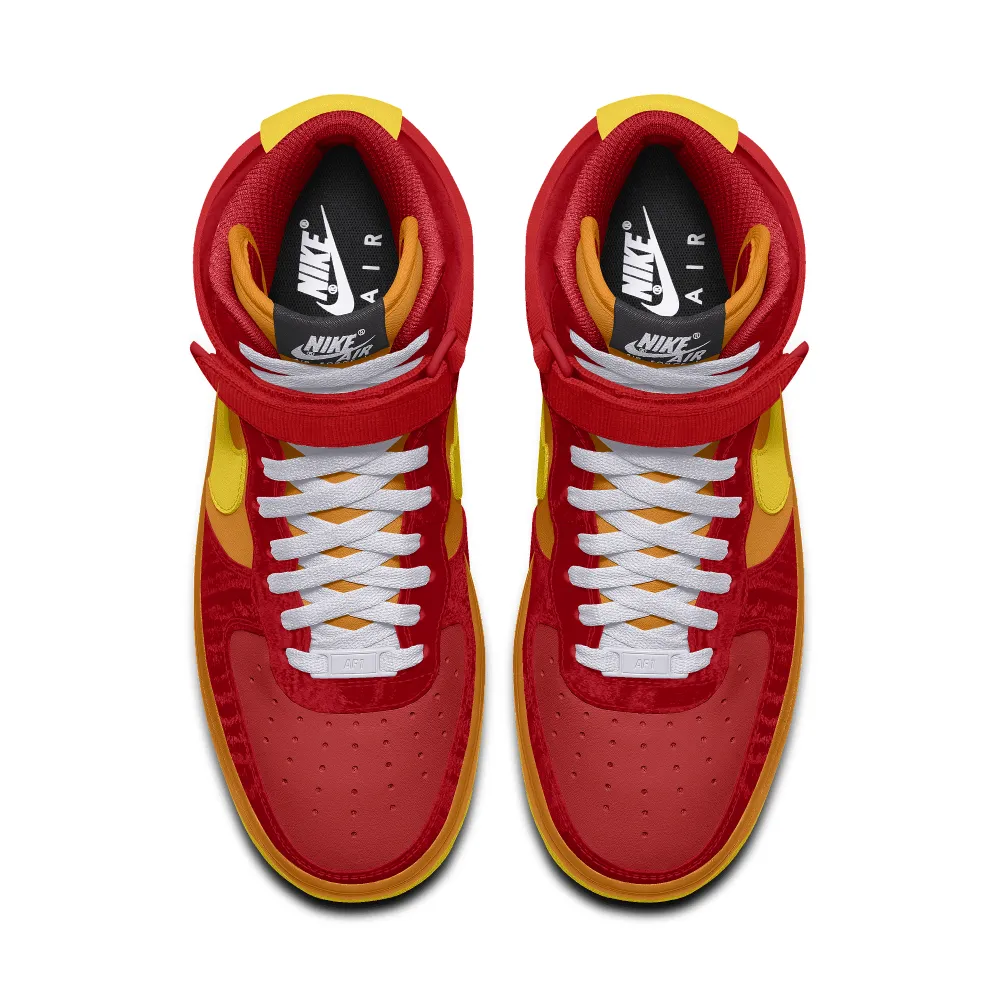 Nike Air Force 1 High By You personalisierbarer 5146625751 / rot