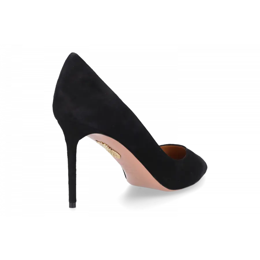 Aquazzura - Pumps PURIST 85 Veloursleder - schwarz
