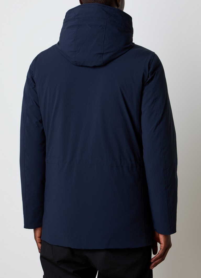 Prošívaná parka Woolrich Arctic s péřovou výplní a kapucí