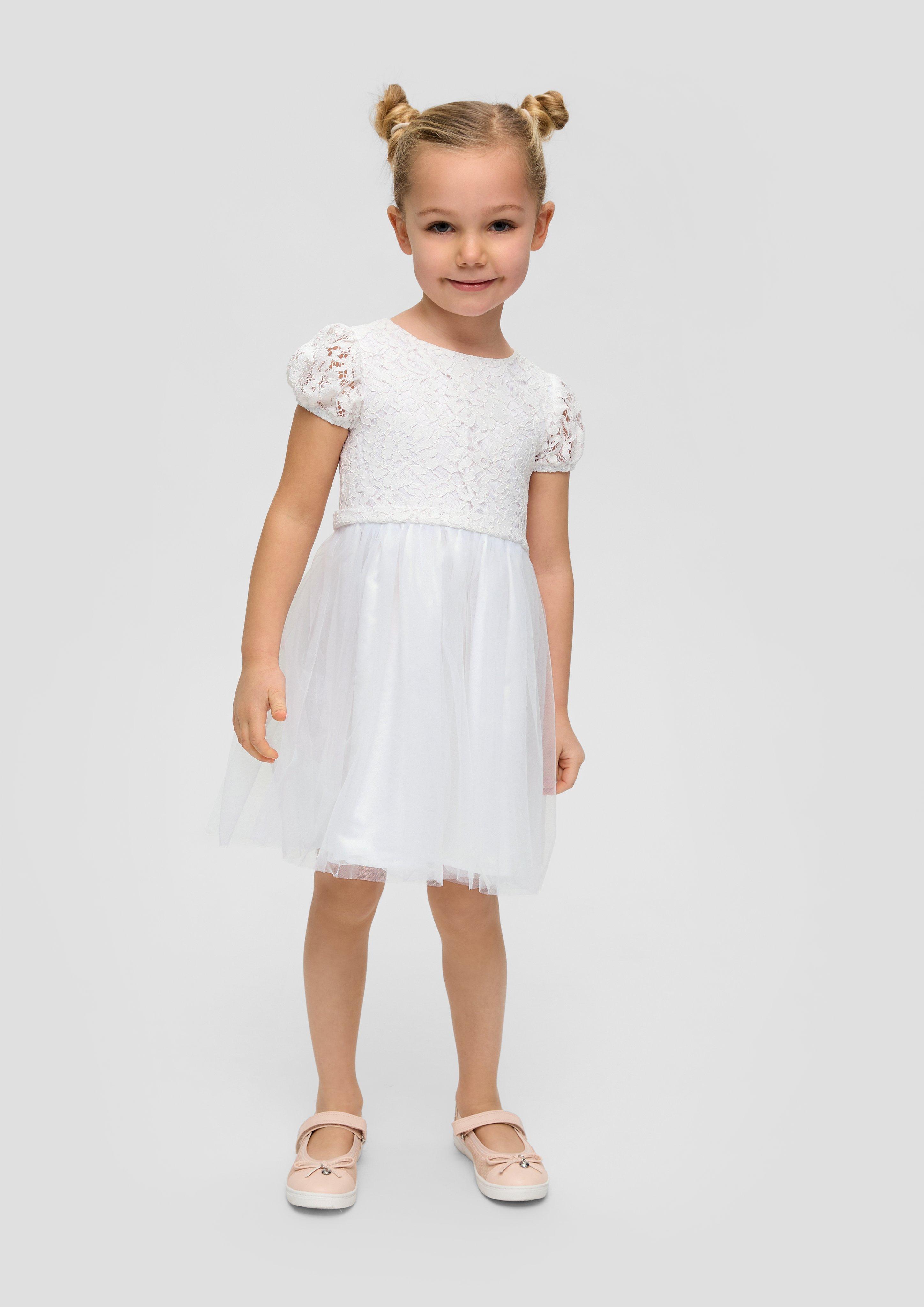 Festliches Kleid aus Spitze und Tüll  2140053-0100