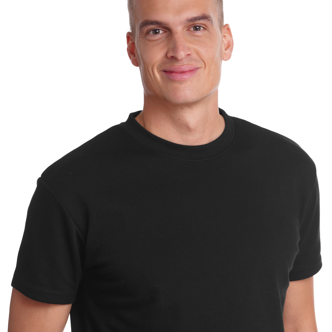 Herren T-Shirt unifarben
