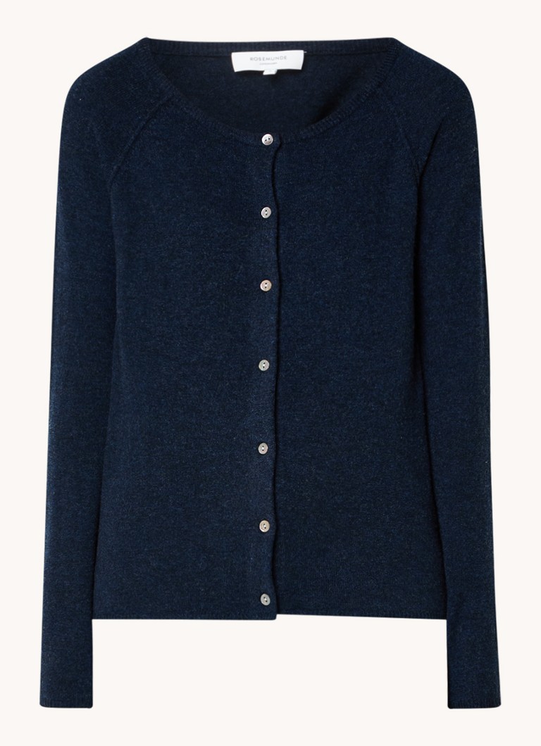 Rosemunde Fine-knit cardigan in cashmere blend