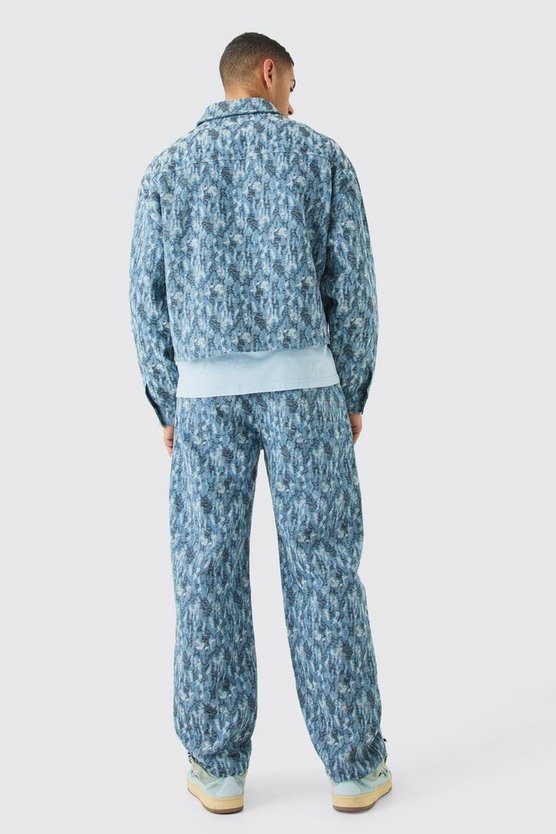 Lockere zerrissene Jeans