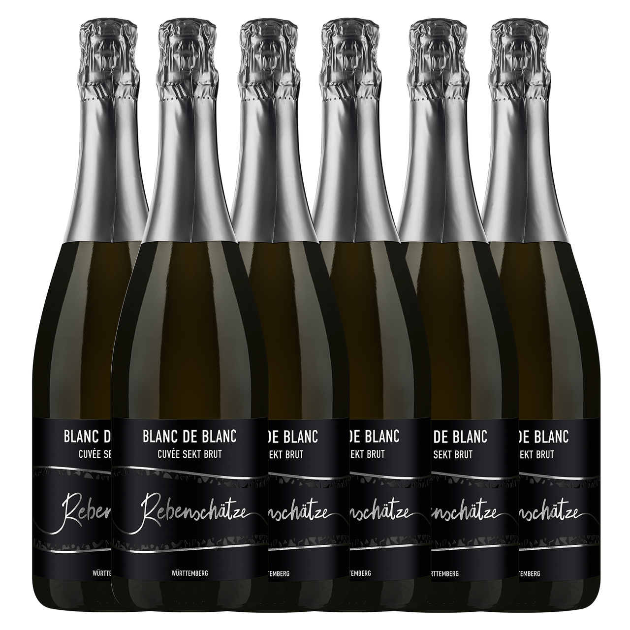 Württembergische WZG Rebenschätze Blanc de Blanc Cuvée Sekt b. A. brut 0,75L 6er Karton