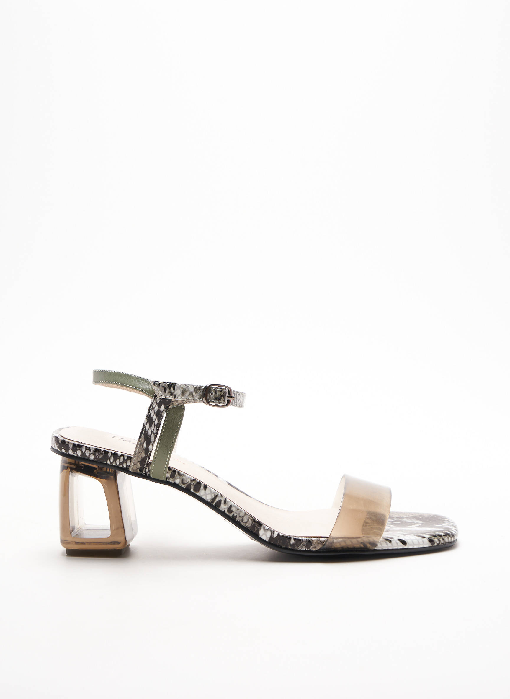 Metamorf Ose Sandales Nu Pieds Femme couleur vert
