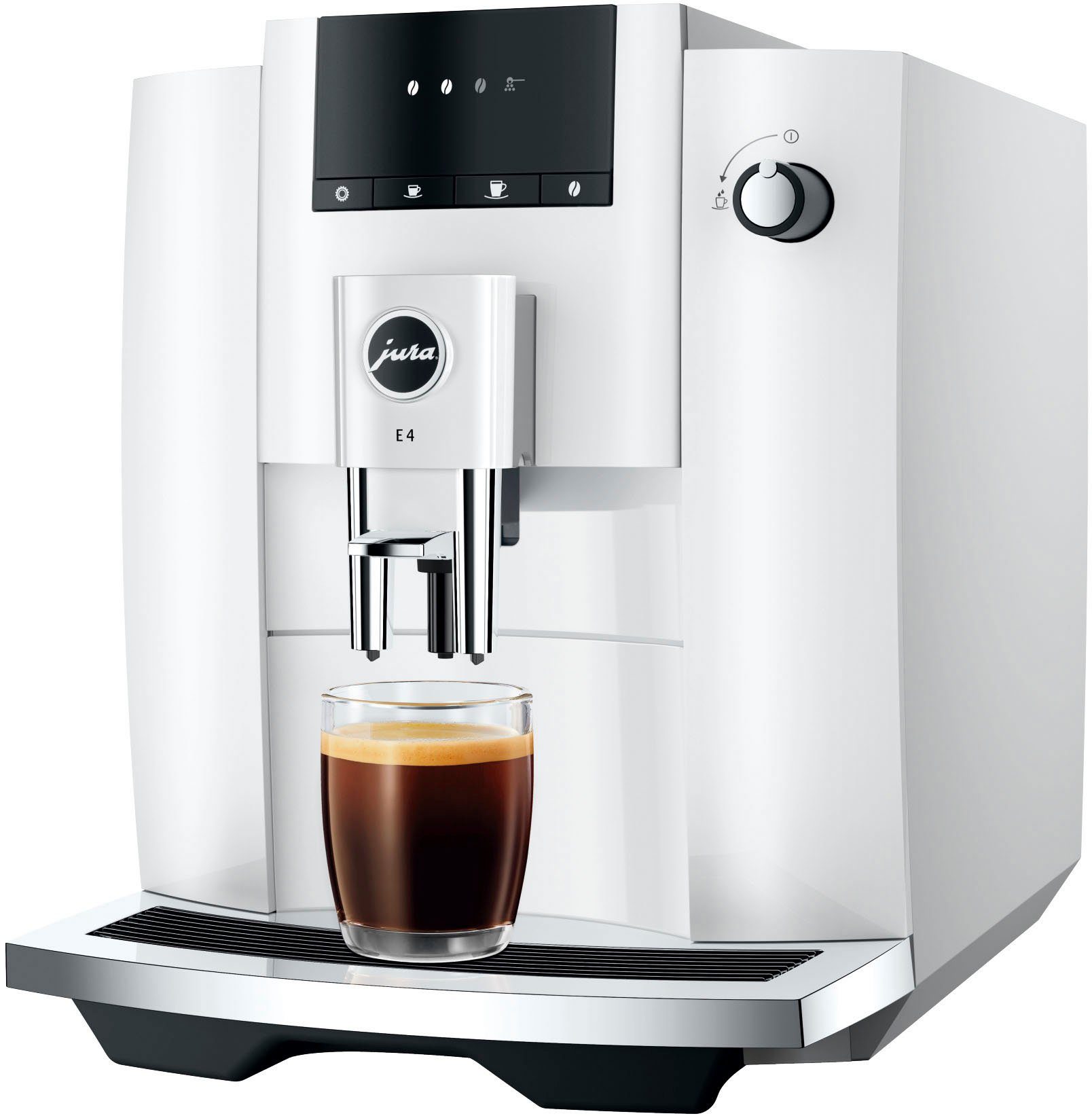 JURA Kaffeevollautomat 15433 E4 Piano White (EA)