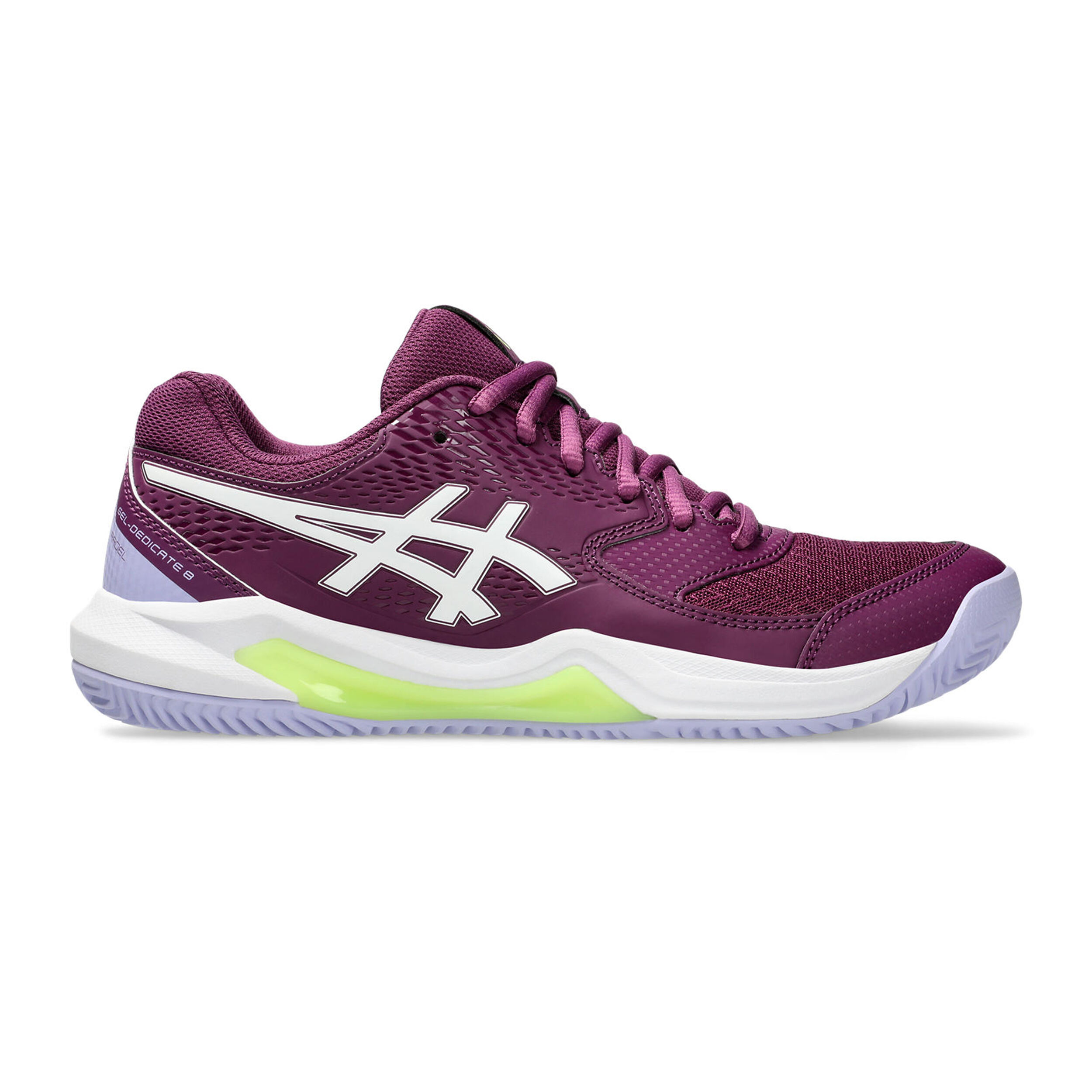 Gel-Dedicate 8 Padelschuh Damen - Mauve, Weiß