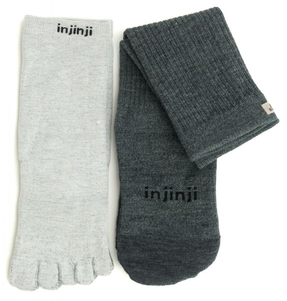 Injinji ~ Liner + Hiker ~ Grau